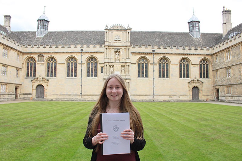 Lucy Taylor at the University of Oxford in 2018