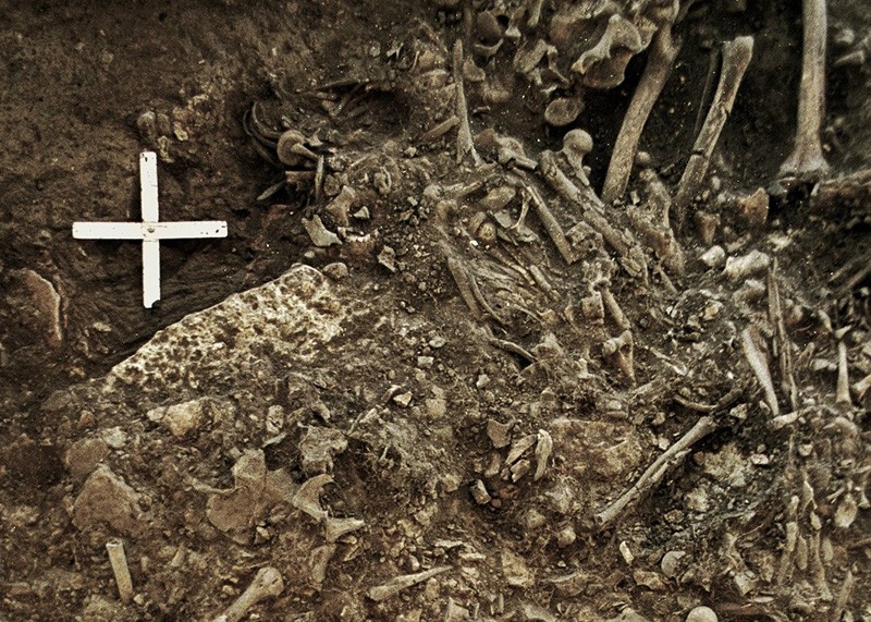 The burial remains from the first plague pandemic