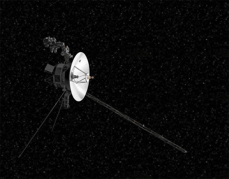 Illustration of the voyager 2 probe