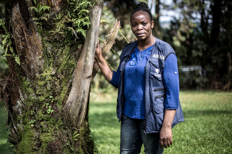 Marie-Claire Kolie, a general physician for the World health Organisation poses for a portrait in Butembo