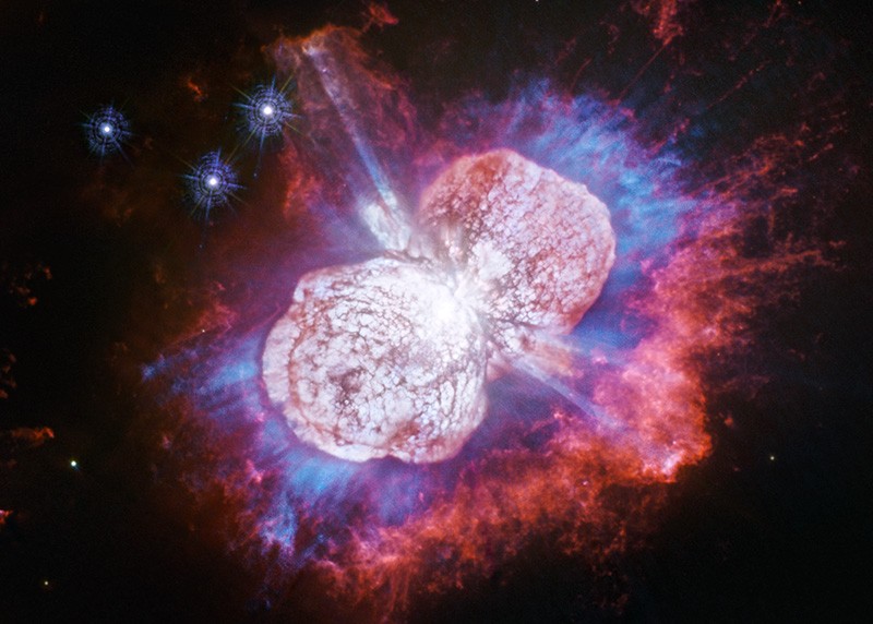A Hubble Space Telescope image of the giant star Eta Carinae