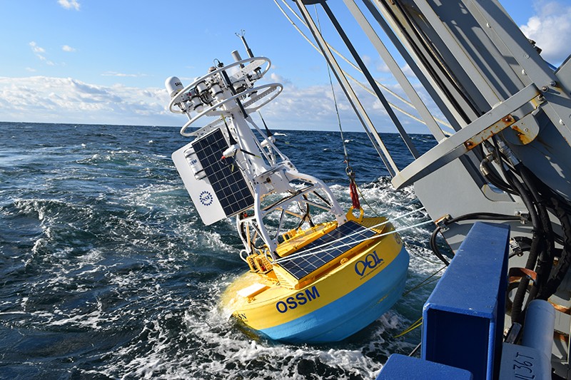 A sensor deployment on board R/V Armstrong in the Irminger Sea in 2019