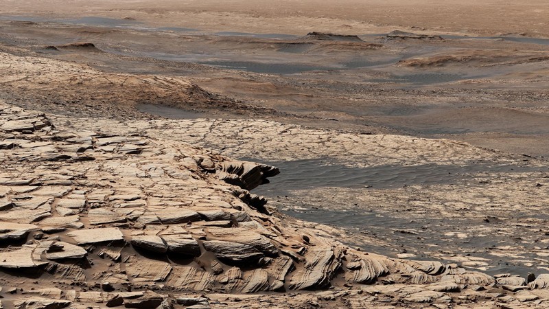 A view from NASA's Curiosity Mars rover