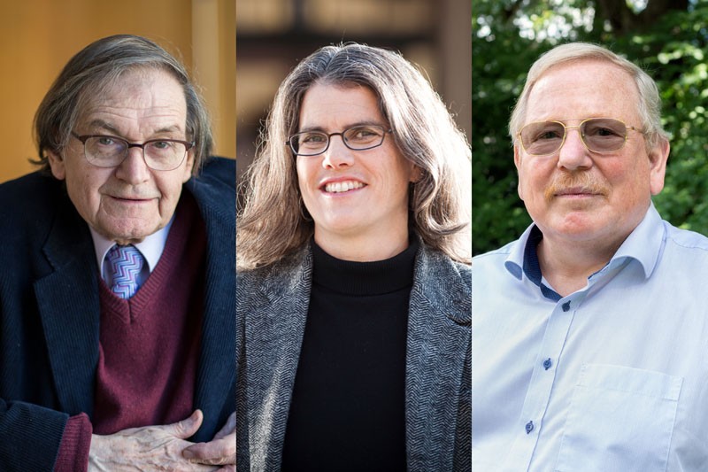 Sir Roger Penrose, Andrea Ghez and Reinhard Genzel