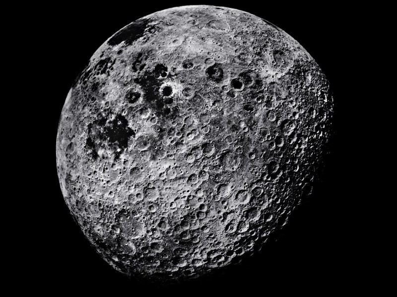 Moon, showing part of its far side, photographed from the Apollo 16 spacecraft after its landing on the Moon in April 1972.