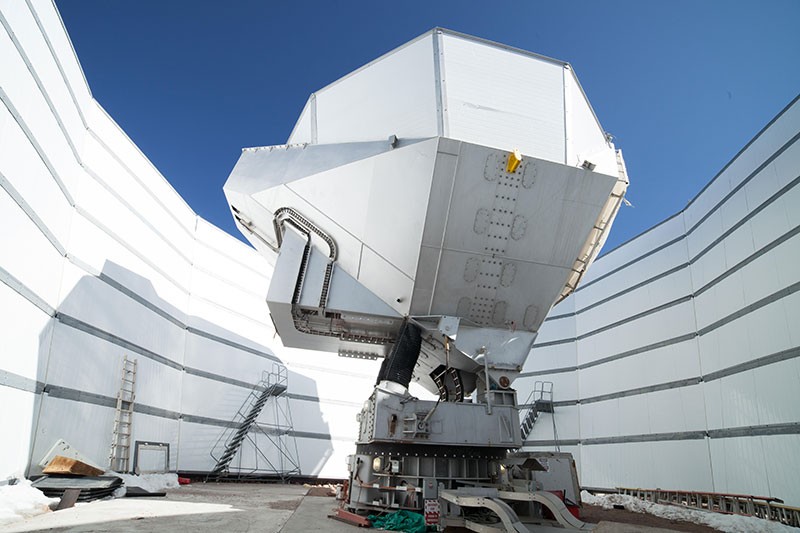 Atacama Cosmology Telescope in the Atacama Desert in the north of Chile.