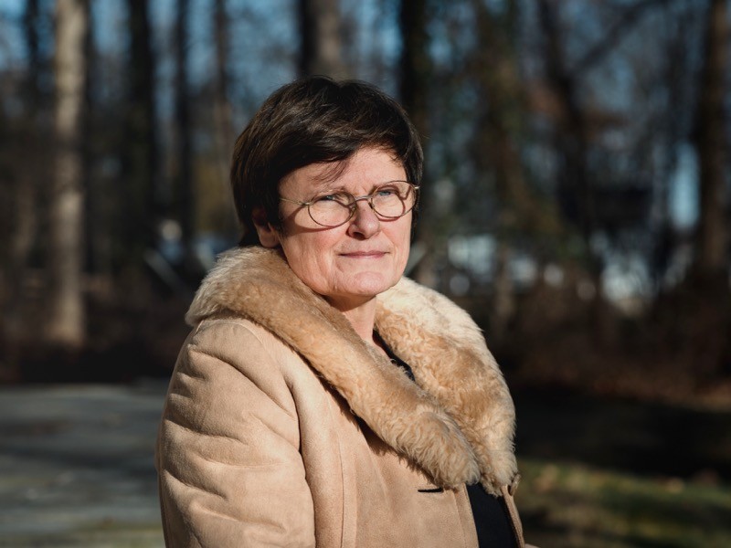 Katalin Kariko, a Hungarian biochemist, in Jenkintown, Pennsylvania