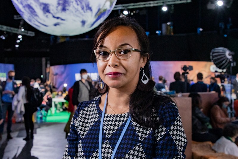 Portrait of Sarobidy Rakutunarivo at COP26