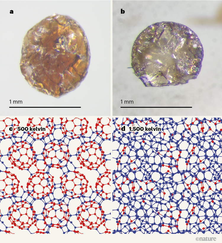 Atomically disordered diamond forms from buckyballs