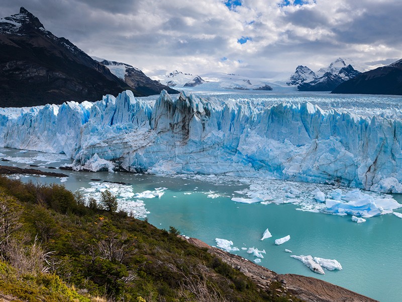 The Perito Moreno glacier in Argentina