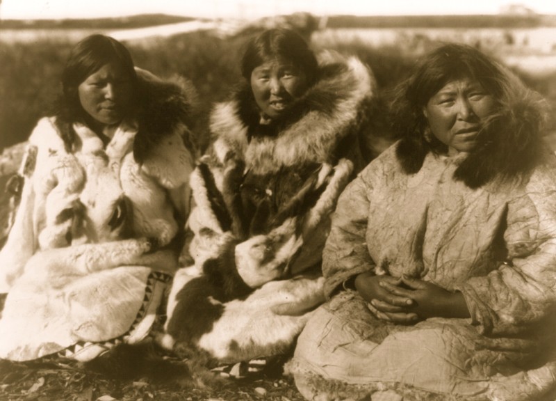 Three Eskimo women