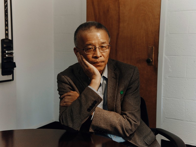 Gang Chen in his office.