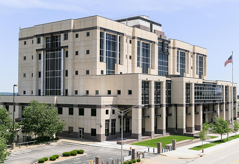 The Robert J. Dole Federal Courthouse in Kansas City, Kansas.