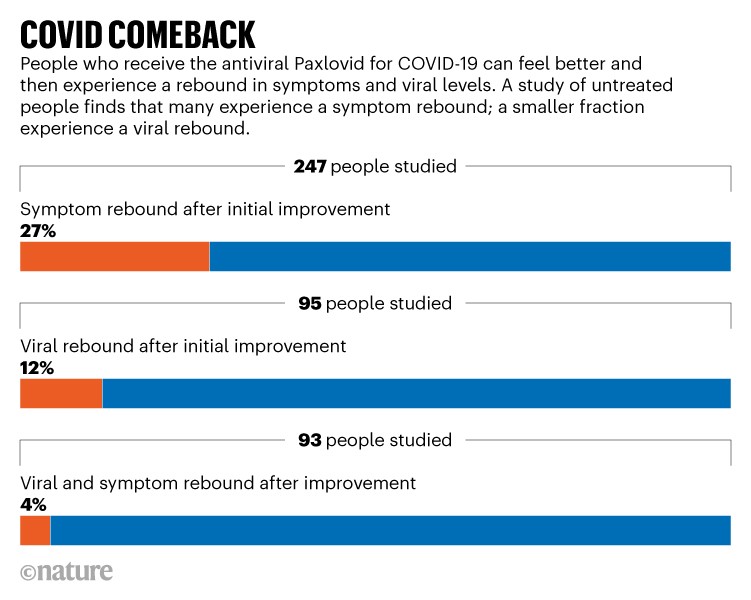 Return of Covid: People receiving the antiviral Paxlovid may experience a rebound in symptoms and viral levels.