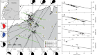 Seismological evidence for a multifault network at the subduction interface