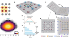 Probing entanglement in a 2D hard-core Bose–Hubbard lattice