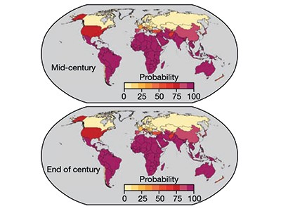 Large Potential Reduction In Economic Damages Under Un Mitigation Targets Nature