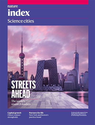 The top cities for research in the Nature Index 1