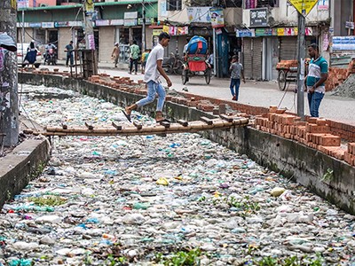 Plastic waste found chemically bonded to rocks in China