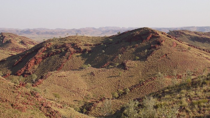 The Pilbara craton, a rock formation in Western Australia