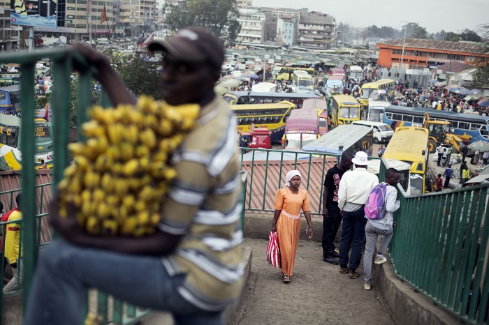 A market in Kenya