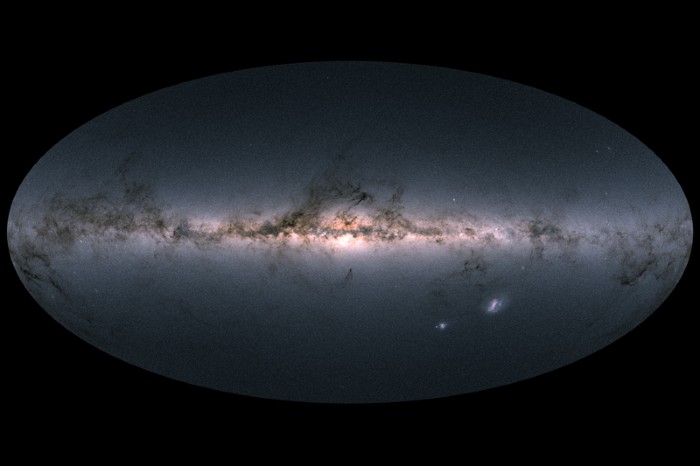 Gaia’s all-sky view of our Milky Way Galaxy and neighbouring galaxies