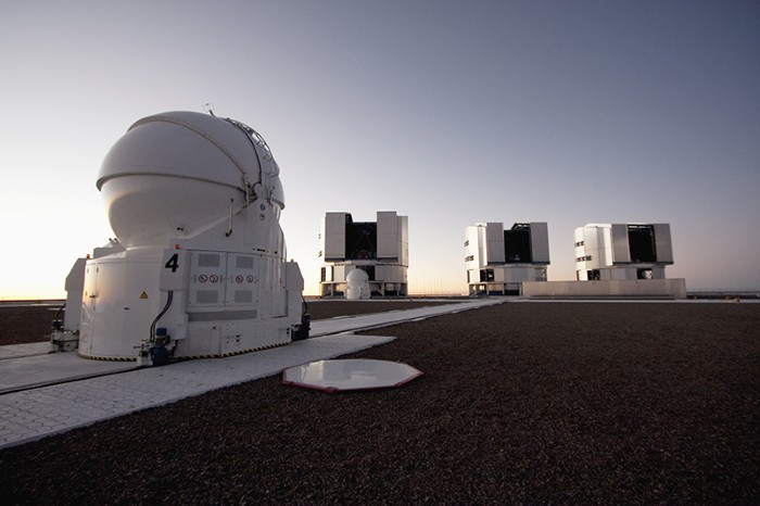 The Very Large Telescope operated by the European Southern Observatory at Paranal, Antofagasta Region, Chile.