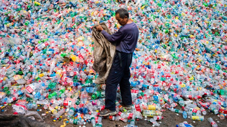 Plastic items are much more likely to end up discarded than recycled.