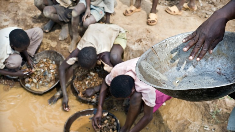 Small-scale gold mining often uses mercury that is then released to the environment.