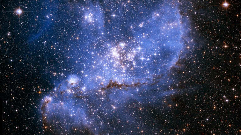 Hubble Telescope images of the Small Magellanic Cloud