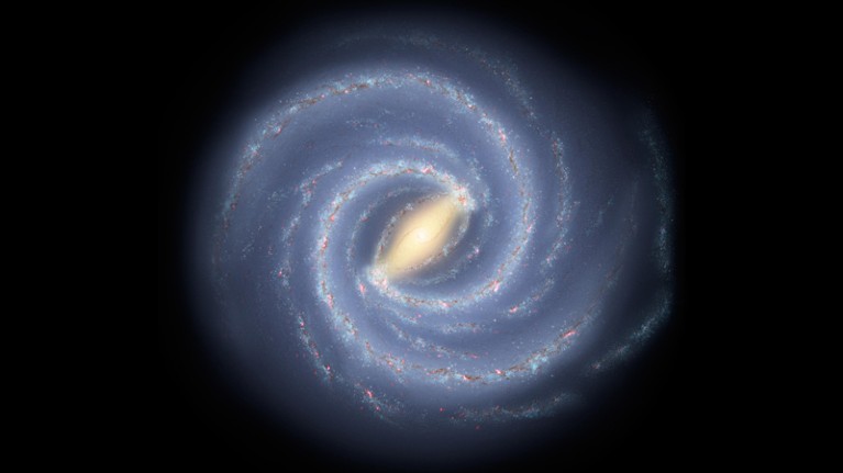 Artist's concept of the Milky Way galaxy