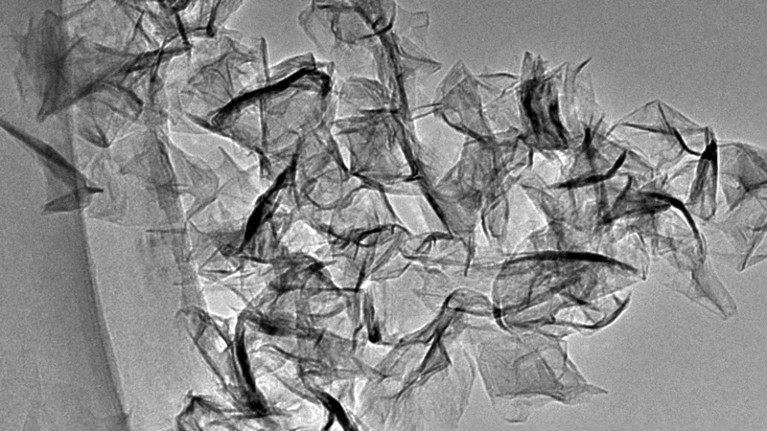 TEM image of graphene