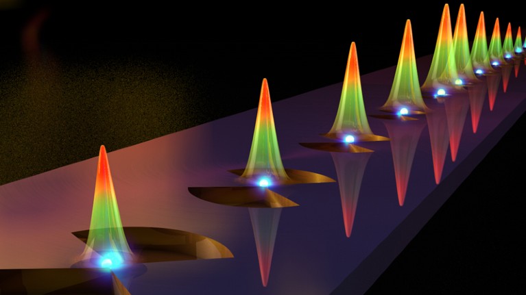 Tiny silicon bowtie structure claims record photon confinement in time and space.