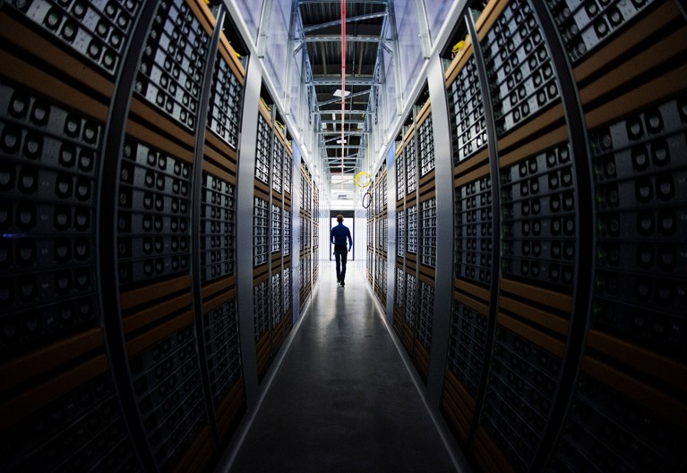 A Facebook data centre in Luleå, Sweden.