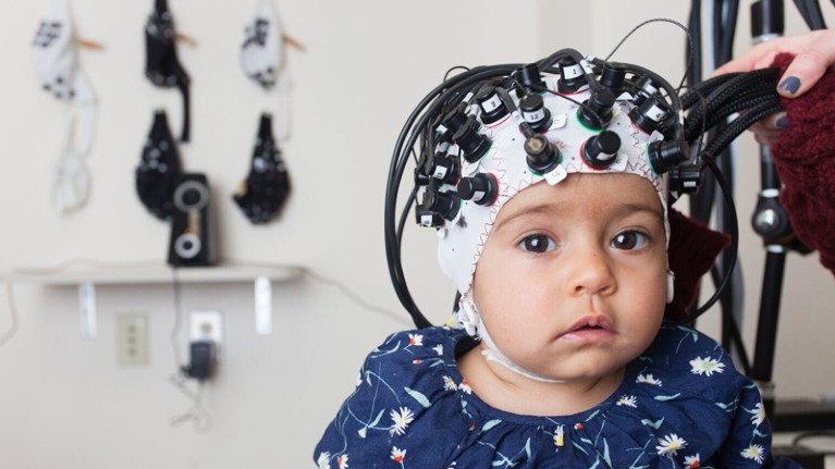 Infant in the neuroimaging lab
