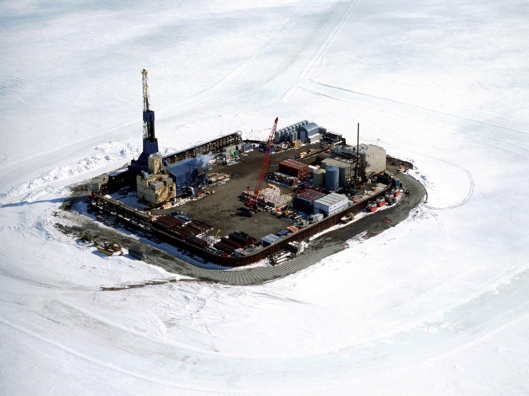 Northstar Island in the Beaufort Sea.