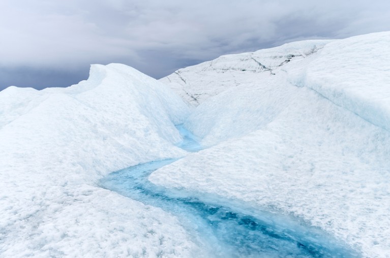 Landscape on the Greenland Ice Sheet