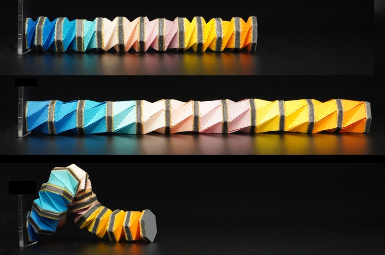 An octopus-inspired, origami robotic arm