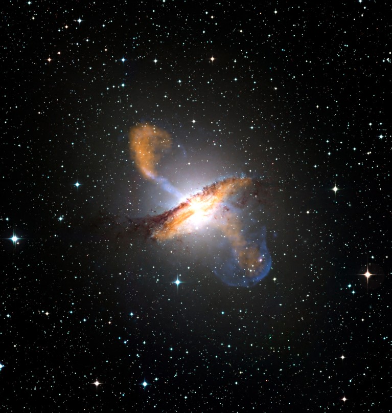 Composite optical image of Centaurus A