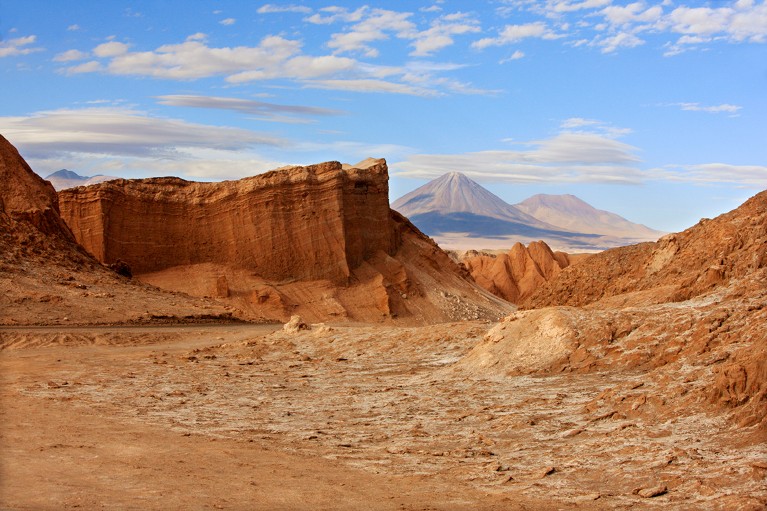 View of Valley of the Moon, Atacama Desert