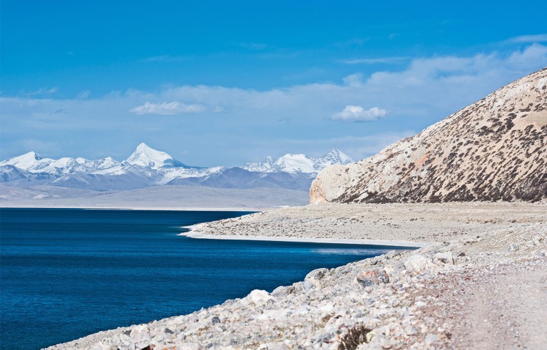 Tashi Dor Peninsula, Nam Lake, Tibet.