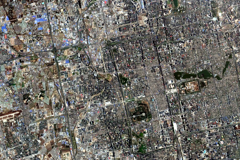 Satellite image of Beijing